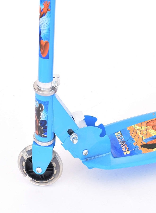 IRIS Kids Foldable 3 Wheel Scooter Tricycle for Indoor & Outdoor Fun (Blue) - Image 4